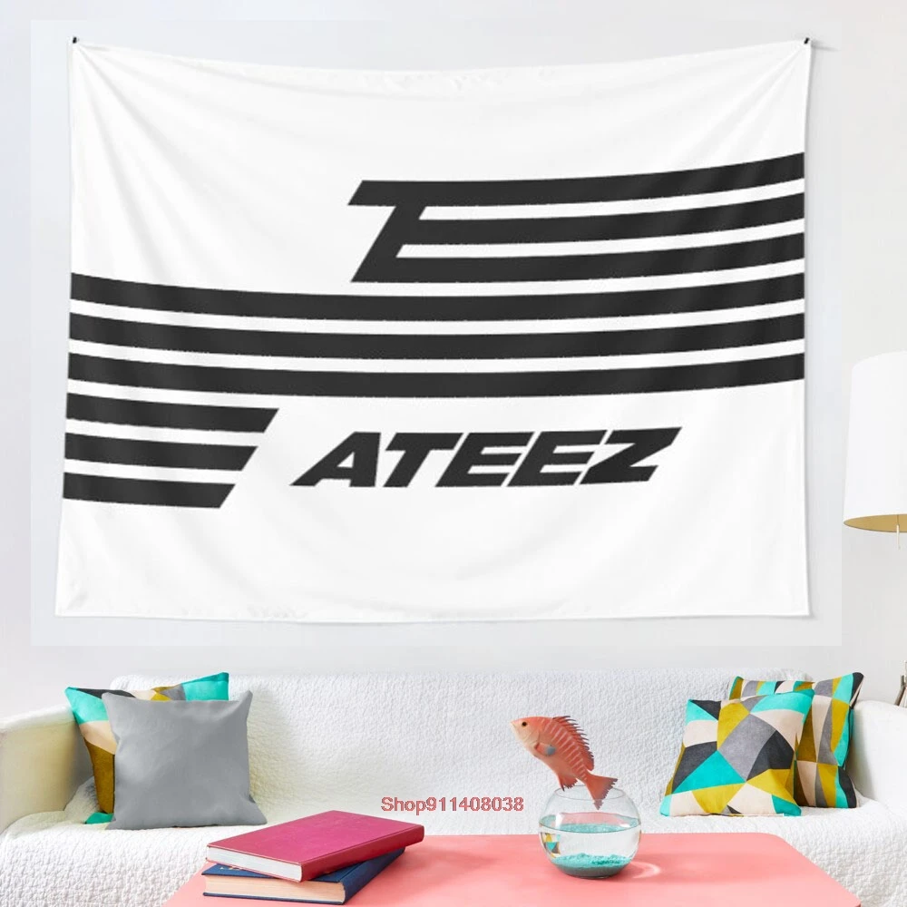 ATEEZ S bandera tapiz tapices para colgar en la pared para sala de estar dormitorio Decoración