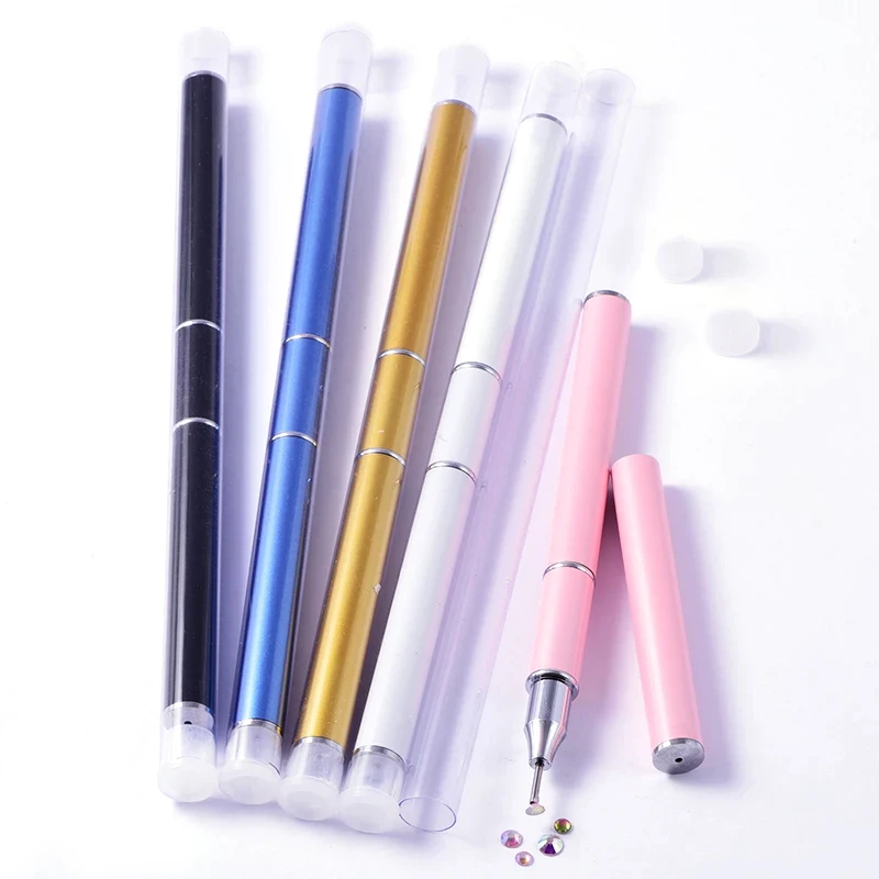 Crystal Pen Rhinestone With Box Gems Picking Crystal Tool Many Colors Fountain Pen Point Clothing Decoration Tool B3948 1PCS,jewelry making supplies,sewing tools,sewing rhinestones,crystal picking tool