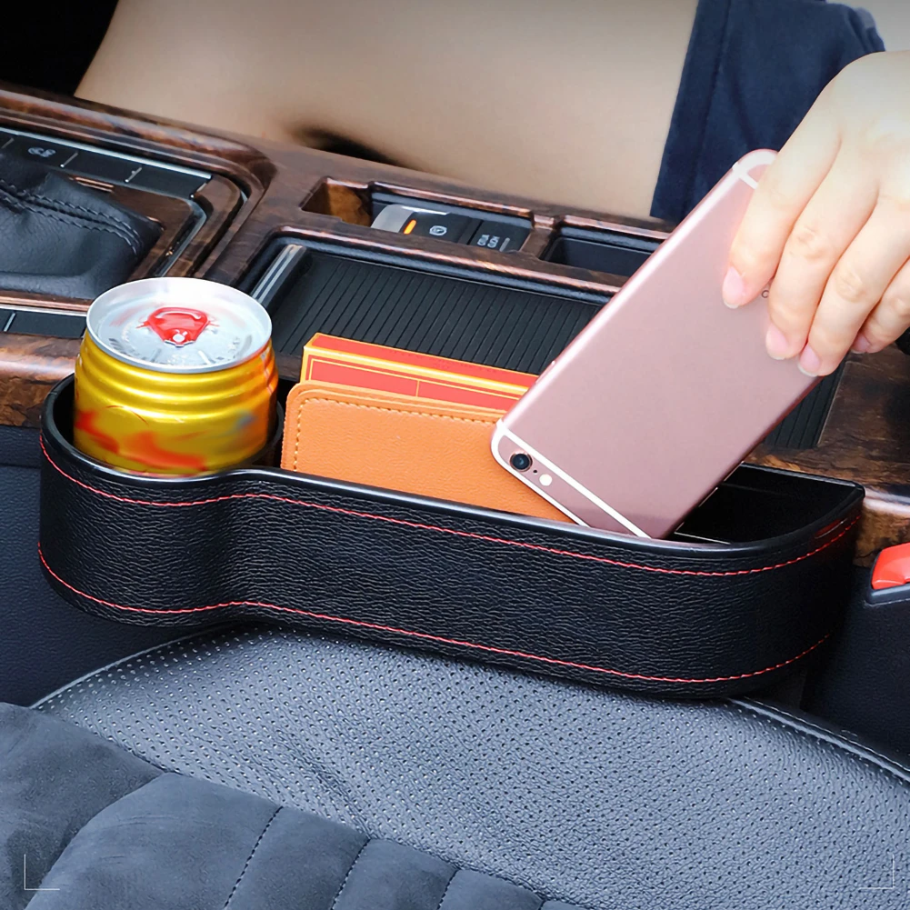 Автомобильный ящик для хранения органайзер пластиковый чехол сиденья боковой