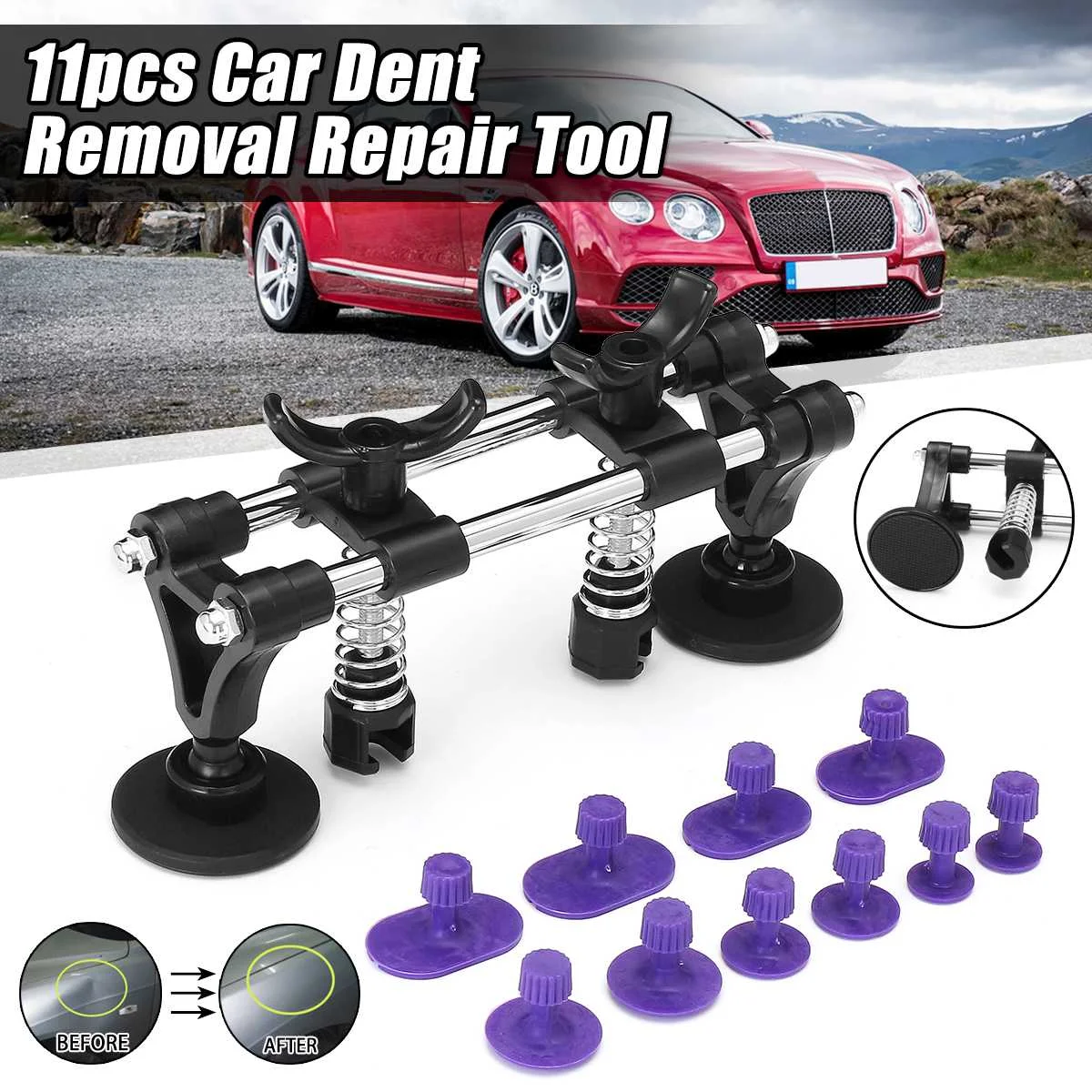 Новый безболезненный Набор для ремонта вмятин автомобильный набор удаления тела