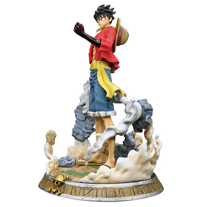 One Piece GK соломенная шляпа обезьяна D Luffy экшн-фигурка 37 см модель аниме прототип
