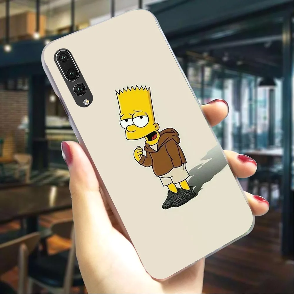 Чехол для телефона huawei P Smart 2019 аниме Симпсоны чехол P9 Lite Mini/2017 P10 20 30 Pro Z mate 10