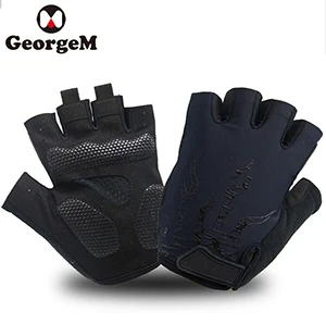 Gomgirona, для улицы, спортивные, гоночные перчатки из углеродного волокна мотоцикла MTB дорожный велосипед перчатки Для мужчин Для женщин перчатки для езды на спортивном велосипеде M-XL - Цвет: Серебристый