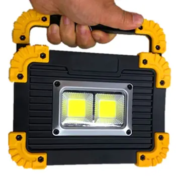 

Portable COB LED Work Light Outdoor Floodlight Tent Light Emergency Lamp Camping Flashlight USB Rechargeable
