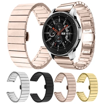 

Stainless Steel Replacement Strap Link Bracelet 20mm 22mm for Xiaomi Amazfit Gtr 47mm Stratos 2 Samsung Galaxy Watch 46mm Active