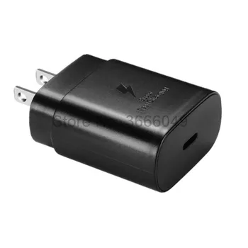 

100pcs Type-C Note 10 Fast Charging PD 25W EU Plug US Plug Quick Charger wall charger for samsung Note 10 EP-TA800