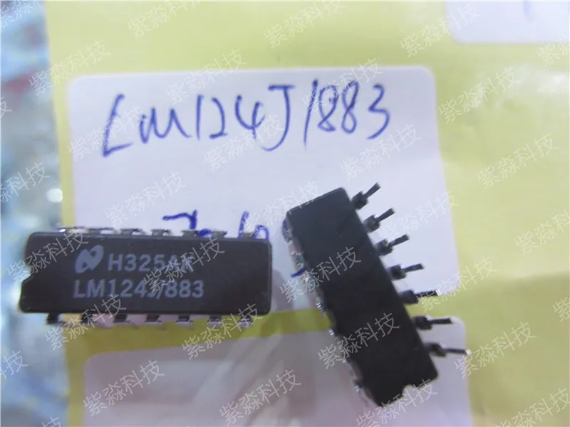 LM124J/883 Операционные усилители-Операционные усилители низкой мощности четырехканальный операционный усилитель 14-CDIP-55 до 125 чип
