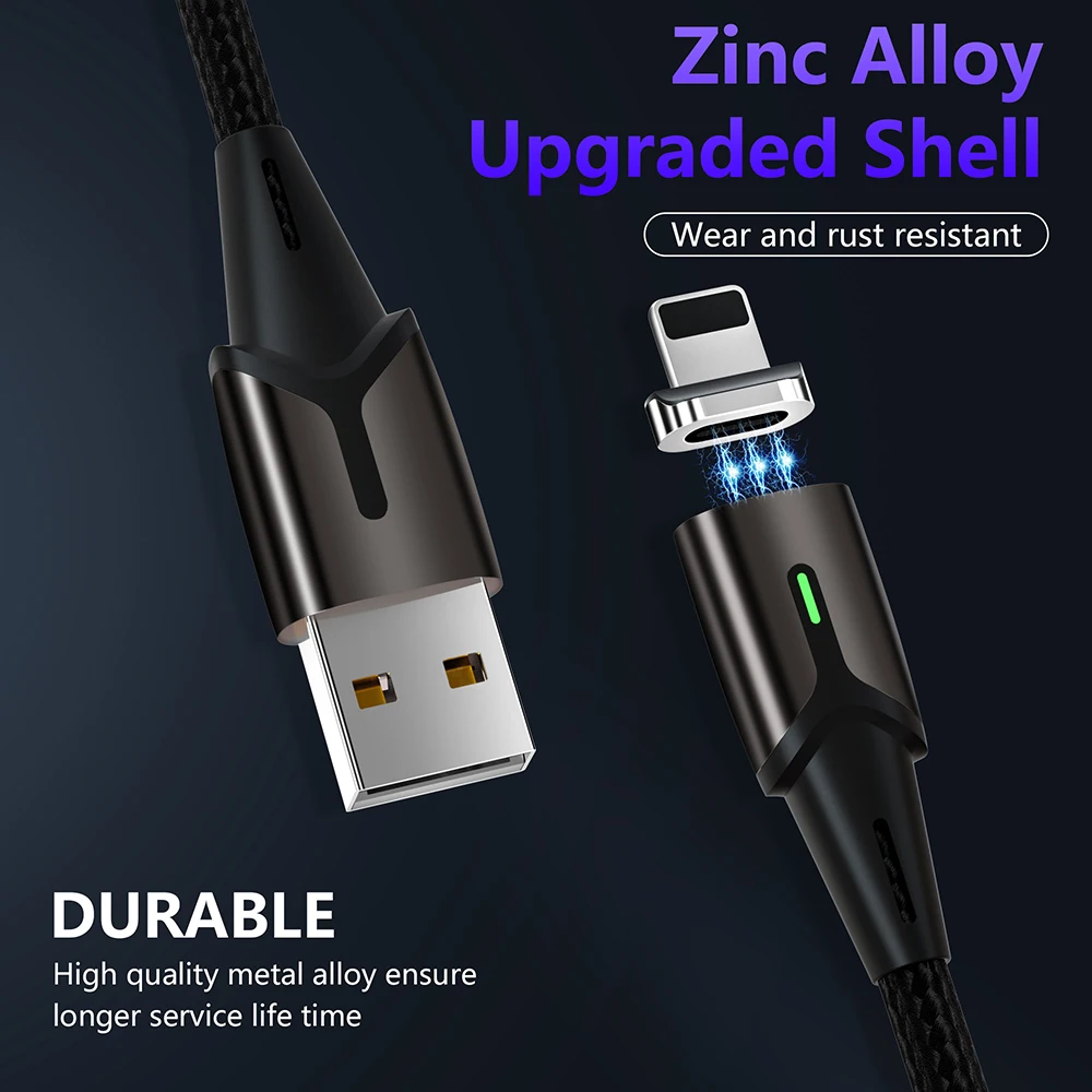 Магнитный зарядный кабель Micro Usb MANTIS 3 м 2 1 для Iphone Samsung магнитный синхронизации