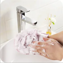 Стиль, корейский стиль, Бамбуковая ткань, сетка, губка, перчатки для ванной, двойного назначения, перчатки с потертостями, очистка, полотенце