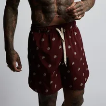 Новые мужские шорты для фитнеса бодибилдинга мужские летние спортивные залы тренировка Мужская дышащая сетка быстросохнущая Спортивная одежда для бега пляжные шорты