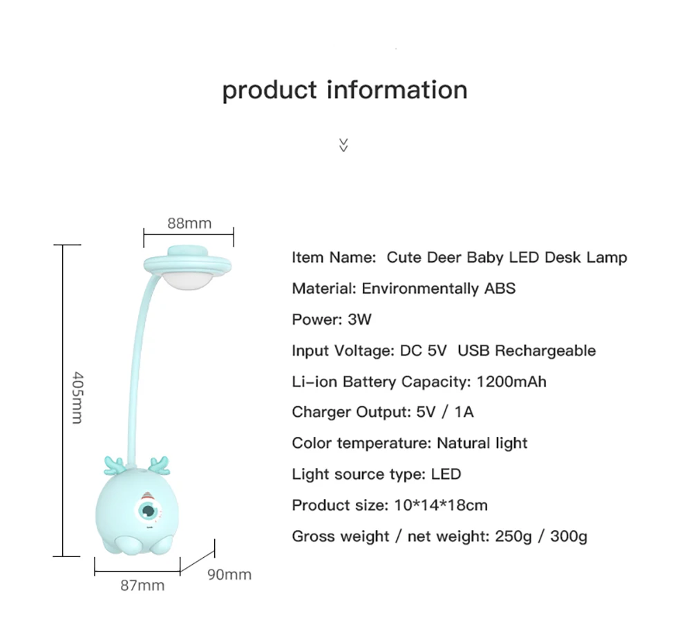 USB сенсорный затемняющий милый олень детский светодиодный настольный светильник детская спальня для дома современный домашний кабинет прикроватный Декор креативный подарок Ночной светильник