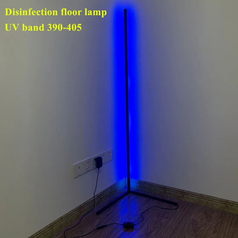 Современная напольная светодиодная RGB лампа с дистанционным управлением угловой