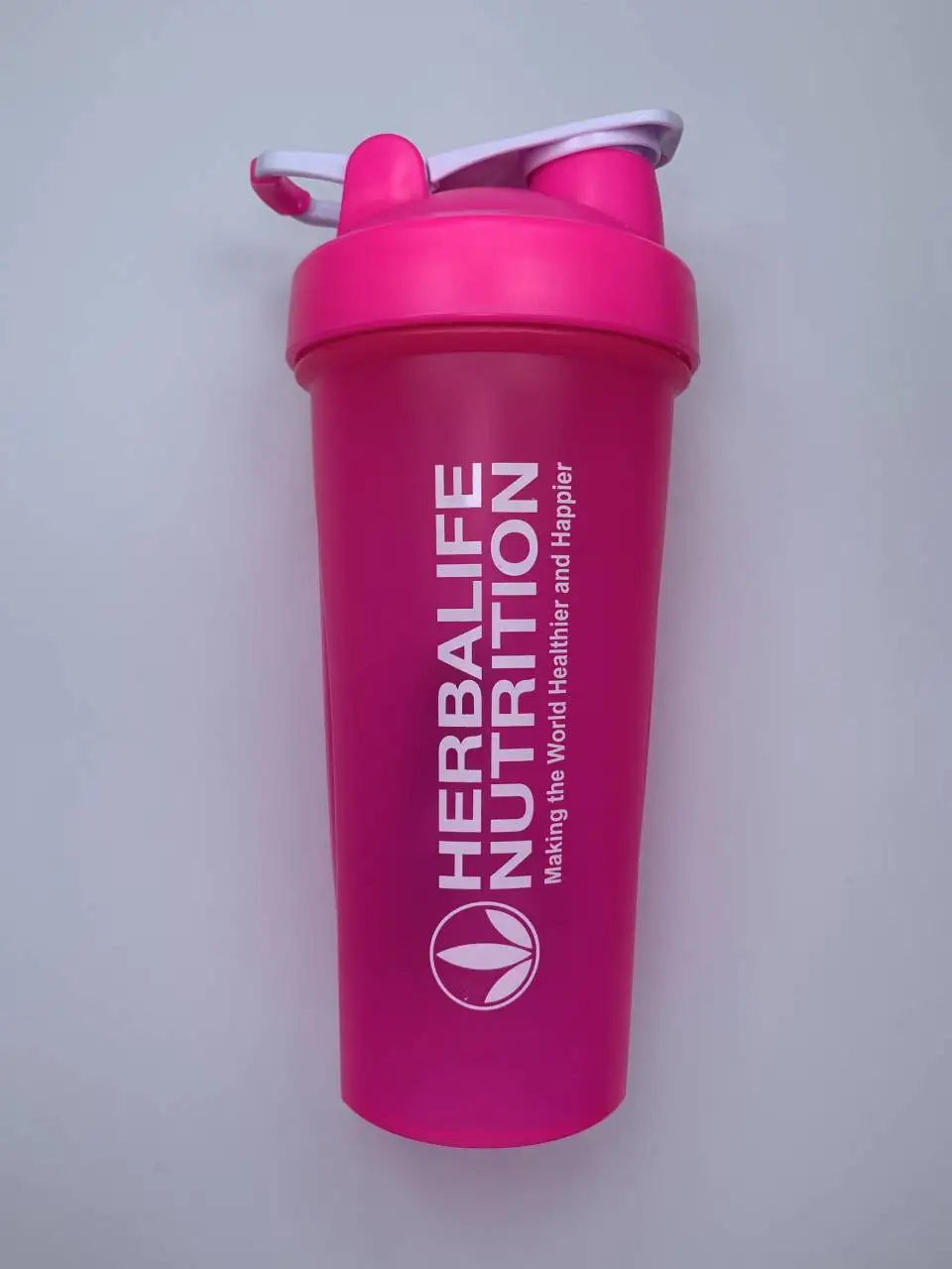 Multi-Colors 600ml Portable Herbalife Nutrition BPA-Free Tumbler Shaker Bottles Cups With Stainless Stell Wire Whirsks