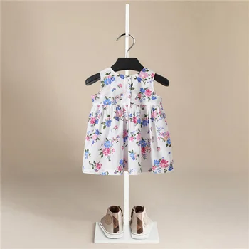 

Girls Summer Dress Kids Clothes 2020 Brand Girl Dress with Sleeveless Printing Princess Dress Children Clothing