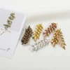 20pcs Gold Matal Leaf Charm 19x64mm Pendants for Hair Sticks Accessories for Jewelry Making Necklace Findings Handmade Craft DIY ► Photo 2/6