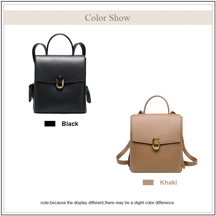 AVRO's MODA Fashion Casual Backpack Genuine Leather Shoulder Bags For Women New Designer Luxury Ladies Teenager Girls Backpacks