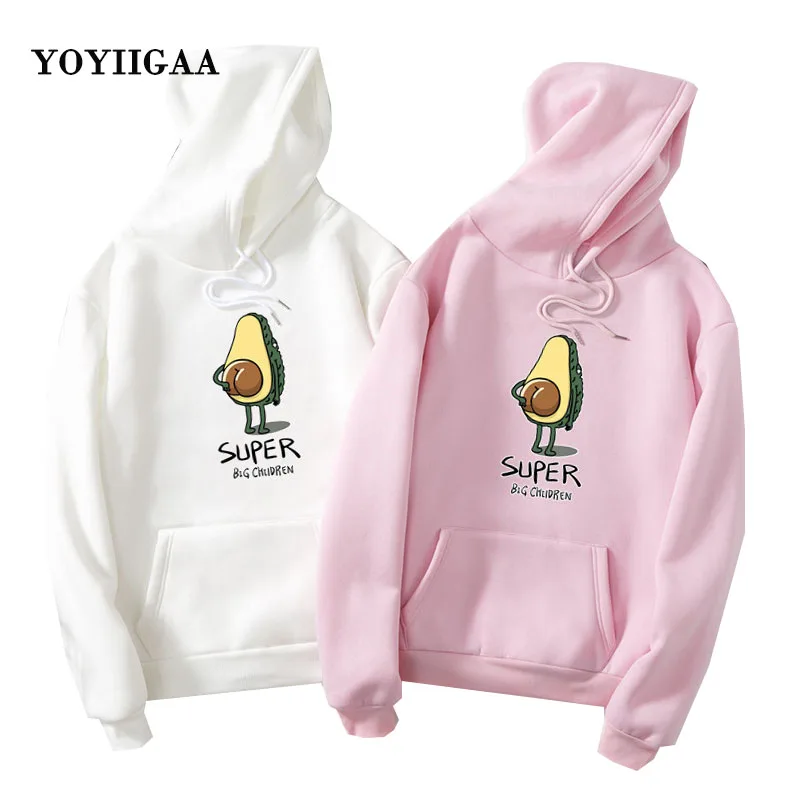  Women Hoodies Sweatshirts Hooded Funny Women's Pullovers Printing Female Hoodie Casual Tops Loose W