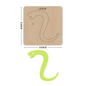 

Animal knife mold wood die cutting die decoration, model L0358, suitable for common die cutting machines on the market