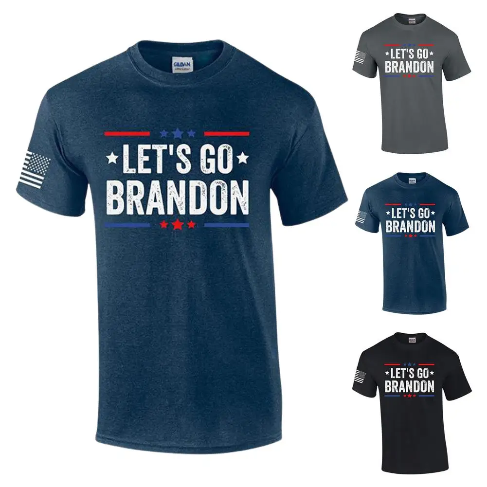 

Child t-shirt Unisex Lets Go Brandon T shirt Let's Go Brandon Funny Clothing Vintage Women Tee American Flag Gift Pre-teen Sizes