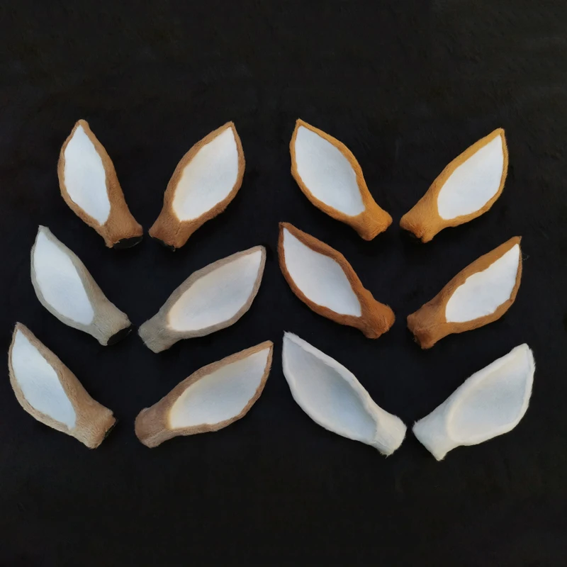 Simulation Deer Antlers Decor Cosplay Deer Ears Artificial Horn Headband DIY Accessory Halloween Christmas Holiday Props hair accessories deer ears headgear