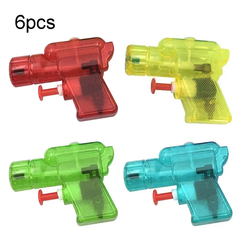 6 Pcs Cartoon Summer Water Toys Kids Squirt Outdoor Beach Sand Pool Party Toys G99C