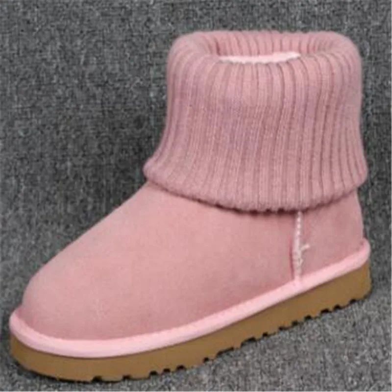 picture color Новинка года; Зимние ботильоны; женская обувь; женские ботинки; bota; белые, черные, красные, розовые зимние ботинки; женские осенние ботинки в австралийском стиле; bot - Цвет: picture color