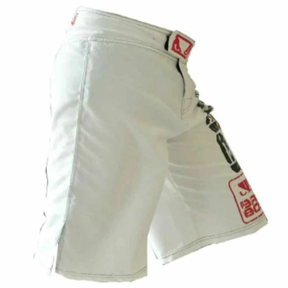 

Muay Thai Shorts Kick Boxing Fitness Training Trunks Linen Polyester Sports