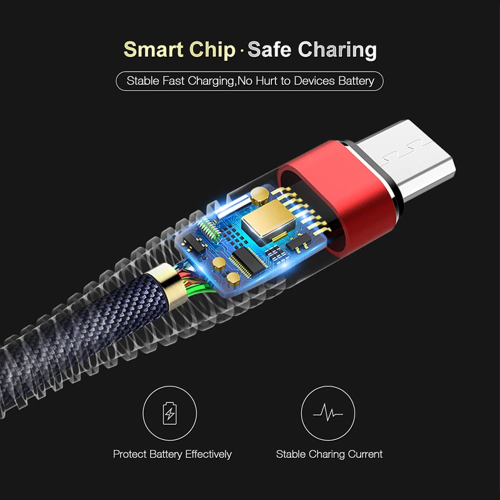 Кабель Micro USB 2A для быстрой зарядки и синхронизации данных Кабель microusb для мобильного телефона кабель для Xiaomi Redmi Note 5 4 4X кабель для передачи данных