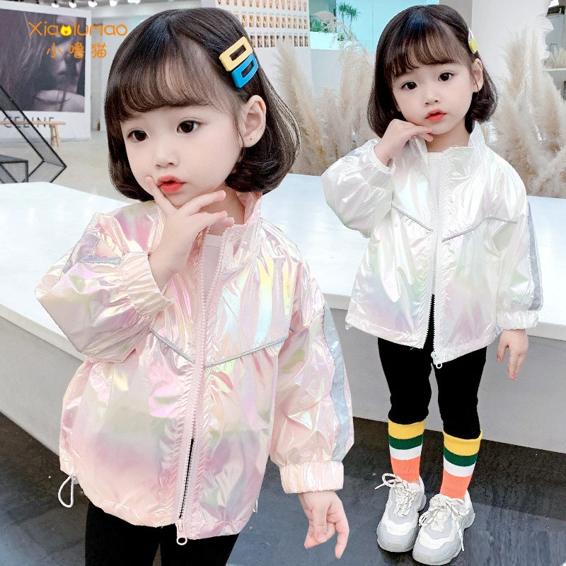 Детская куртка весна осень 2020 новый японский стиль Светоотражающие детские