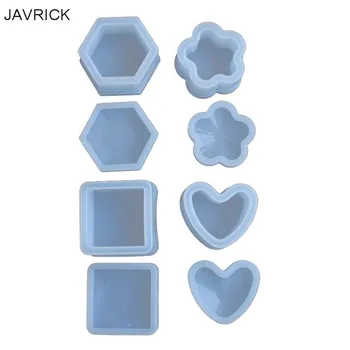 

4 Pcs Box Resin Molds with lids Silicone Molds for DIY Craft Making Ashtray