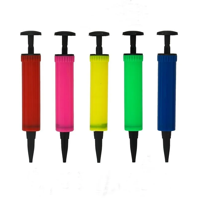 

1 pc Mini balloon pump For latex globos inflatable toy And portable hand push -air pump Happy birthday party decoration Supplies