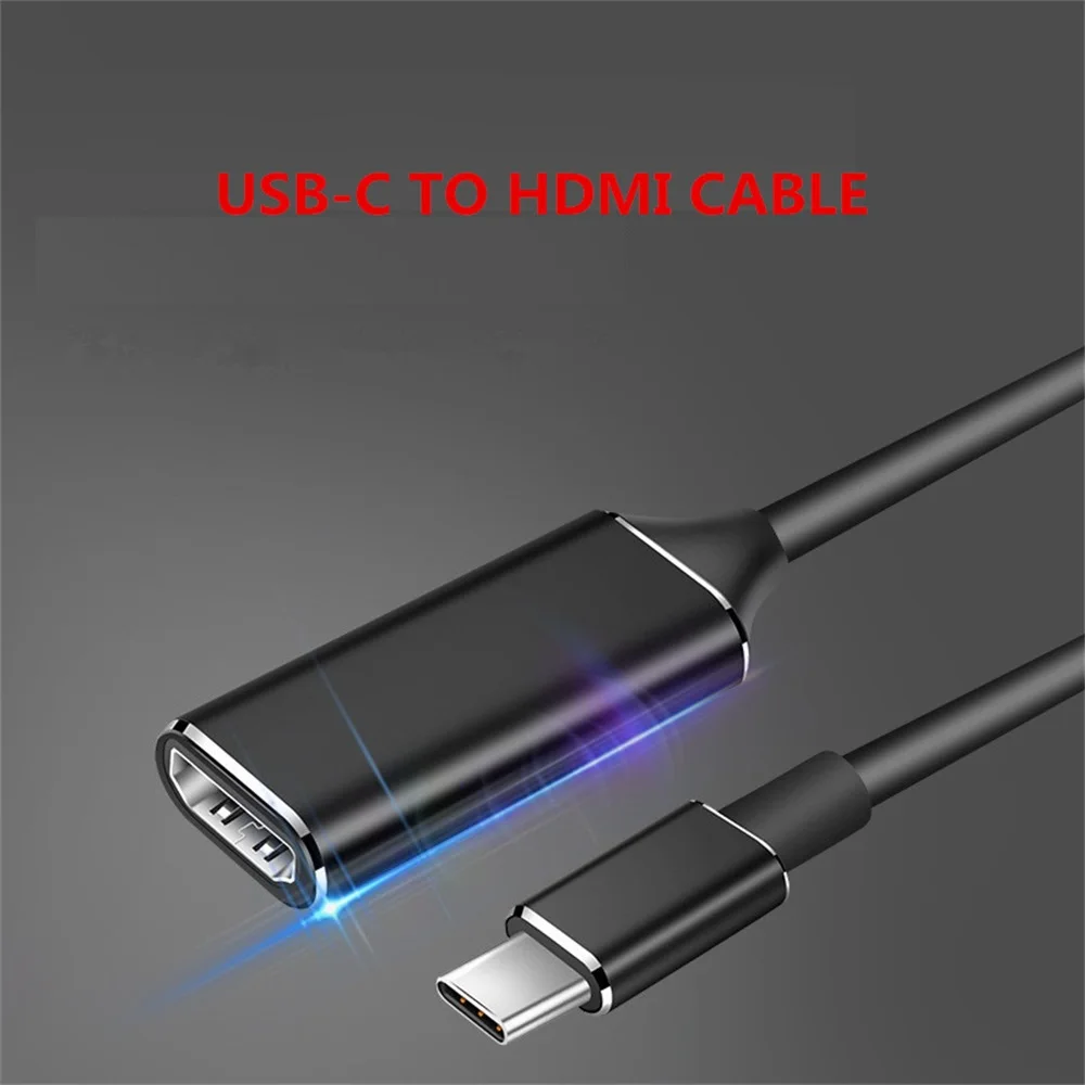 Usb type C к HDMI 4K кабель адаптер мужчин и женщин конвертер для MacBook PRO samsung S9 S10 huawei mate 20 p30 pro Thunderbolt
