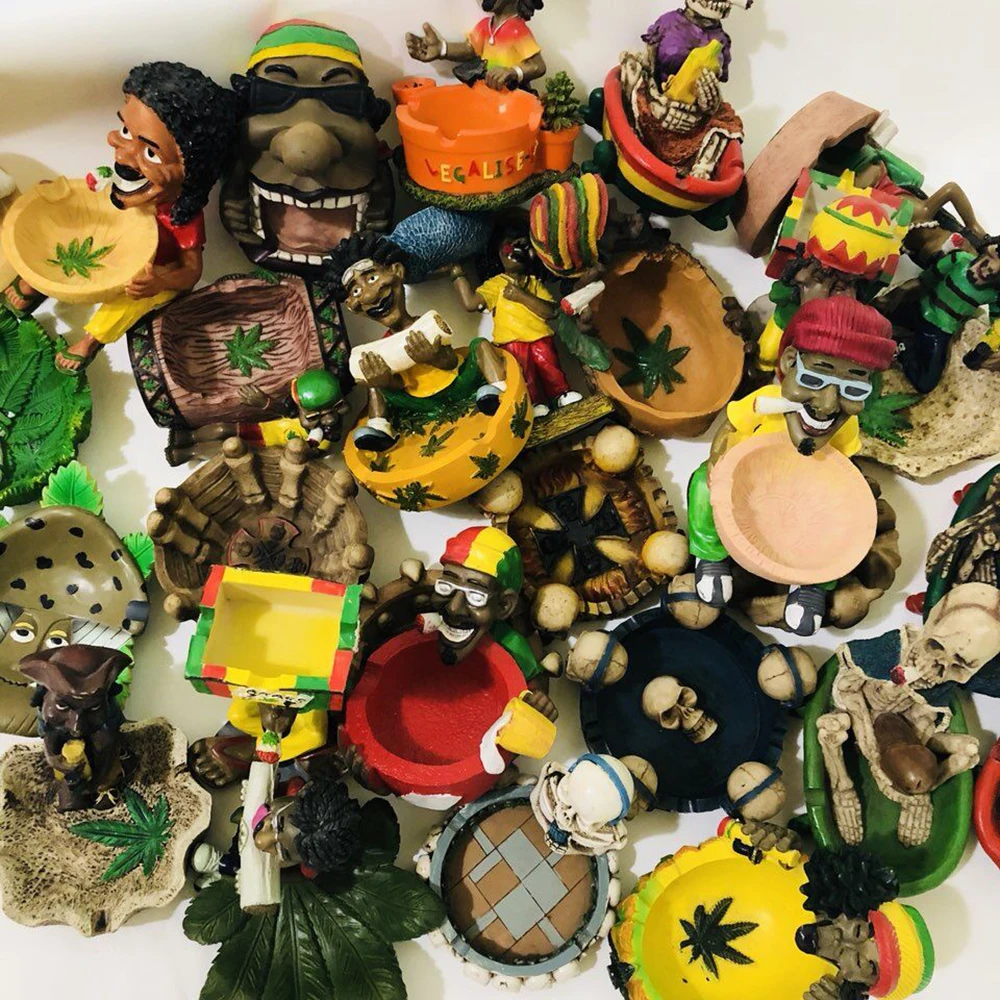 Полимерные пепельницы милые Мультяшные курение травы аксессуары креативные