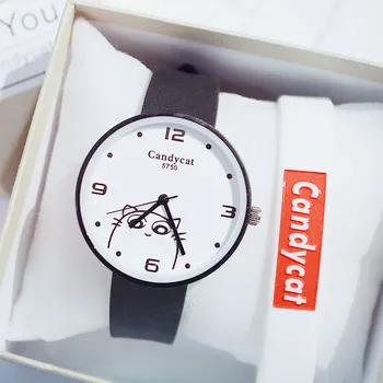 

Candy Cat Children's Watch Silicone Fashion Sports Cute Simple Children's Watch Girl Gift Clock watches