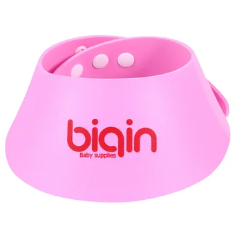 

1pc Baby Bathing Shampoo Shower Protection Hat Soft Hat Adjustable Cap