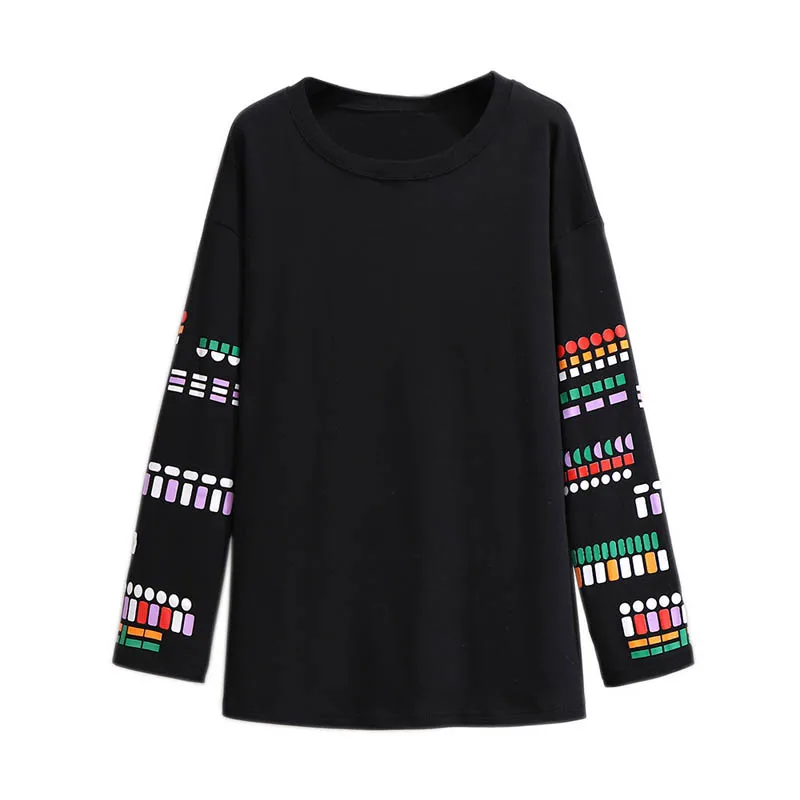 Осенние свитера размера плюс бюст 155 см 5XL 6XL 7XL 8XL 9XL кофты черный Доступен белый цвет