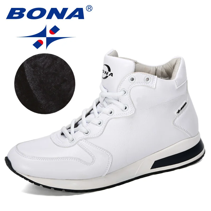 BONA/Новинка года; дизайнерские классические ботильоны; мужские короткие плюшевые Популярные уличные ботинки; мужские зимние ботинки с высоким берцем; удобные модные мужские ботинки