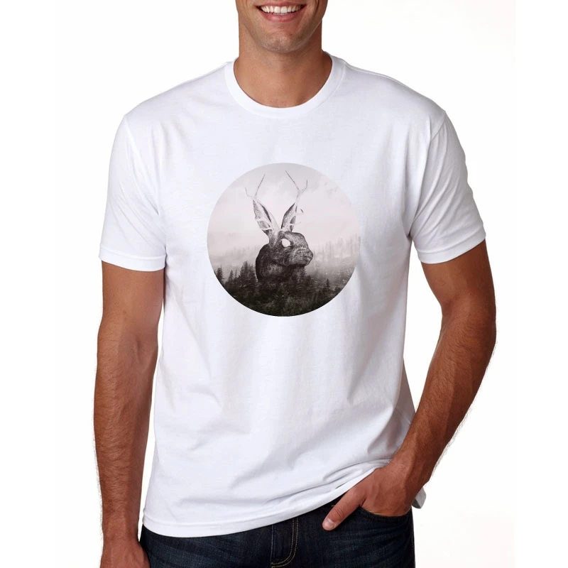 Мужская футболка Bojack Horseman Mr Penautbutter Escape из LA Artsy Awesome Artwork Printed Tee - Цвет: WHITEds6024
