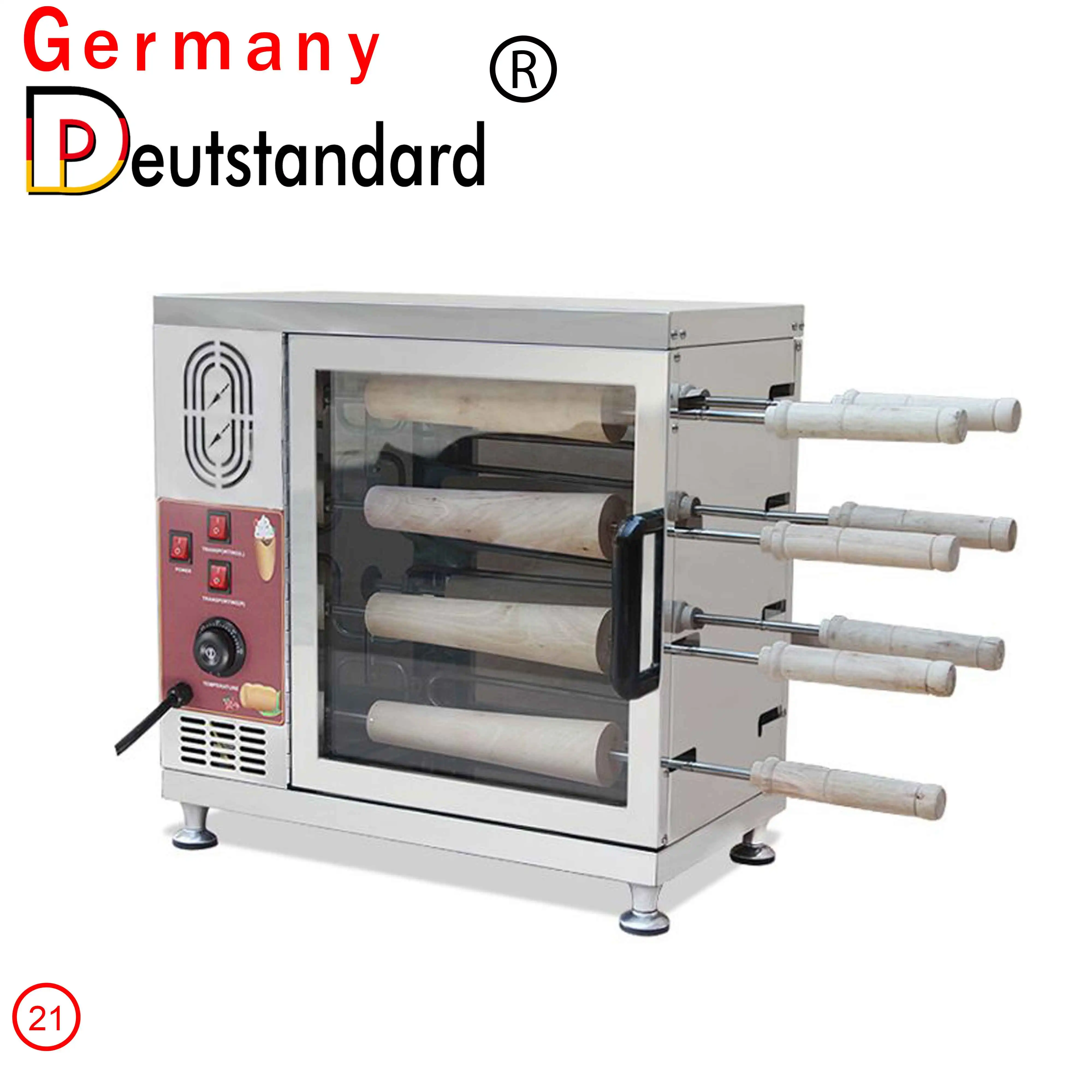 Немецкая дымоходная машина для торта kurto kalac дымоходная печь для торта, машина для продажи - Цвет: red and silver