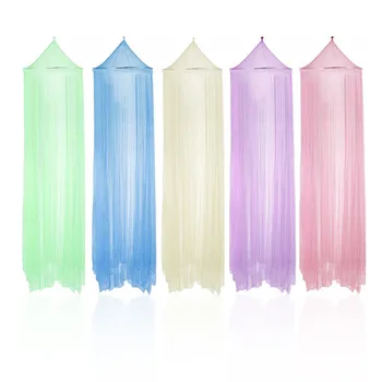 

2019 Hot Sale 1pc Hot Beautiful Worldwide Elegant Round Lace Bed Canopy Netting Curtain Dome Mosquito Net