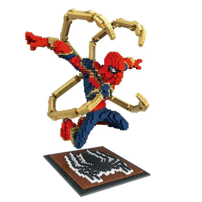 

Single Super Heroes Marvel Infinity War Captain American Loki Thanos The Spiderman Iron Man Building Blocks Toys