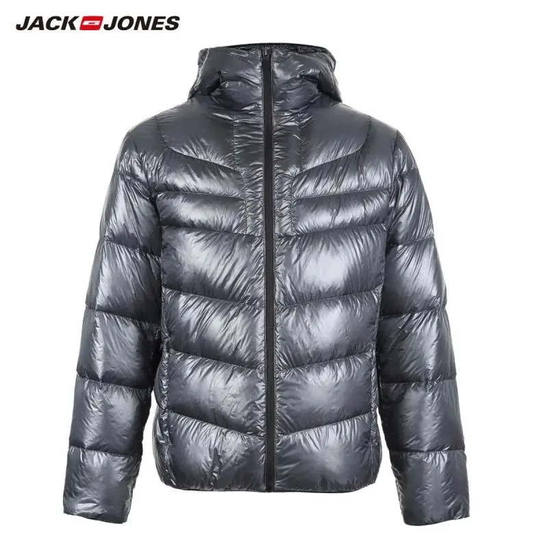 discount  JackJones Winter Men's Hooded Stand Collar Parka Coat Down Jacket Warm Menswear 218412552