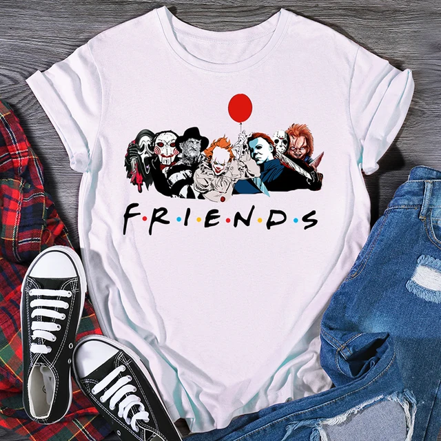 Yesmola Horror Friends Halloween T 
