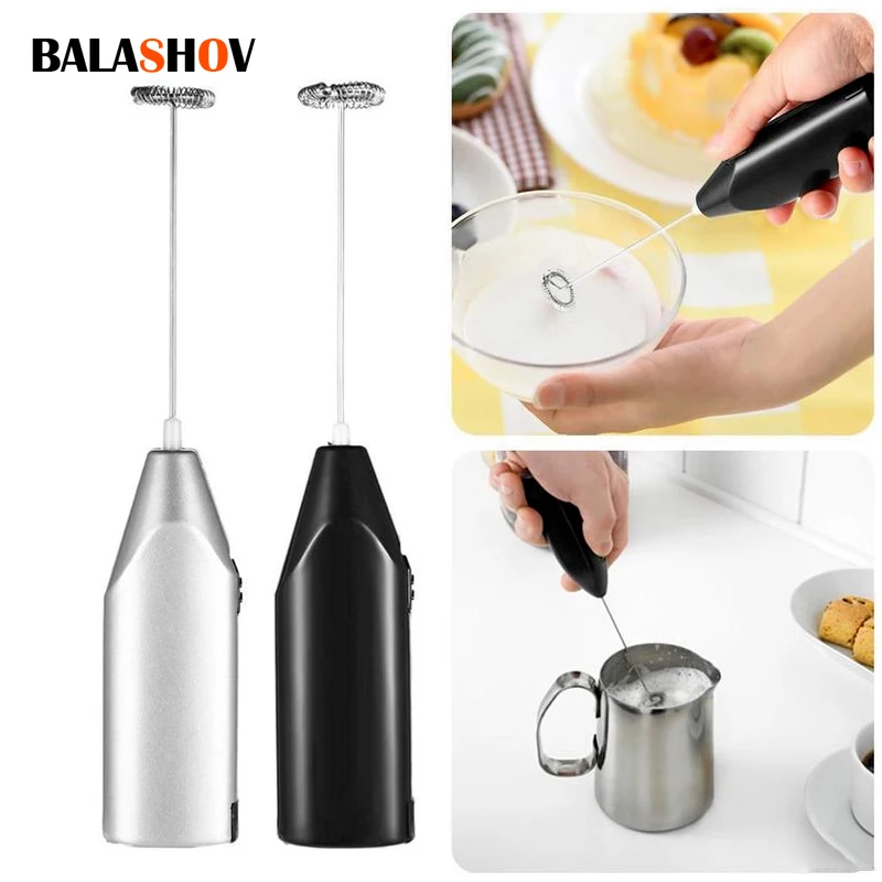 Espumador de leche inalámbrico, batidor de café, licuadora eléctrica, batidor de huevos, Mini vaporizador con mango, agitador, fabricante de capuchino, herramientas de cocina