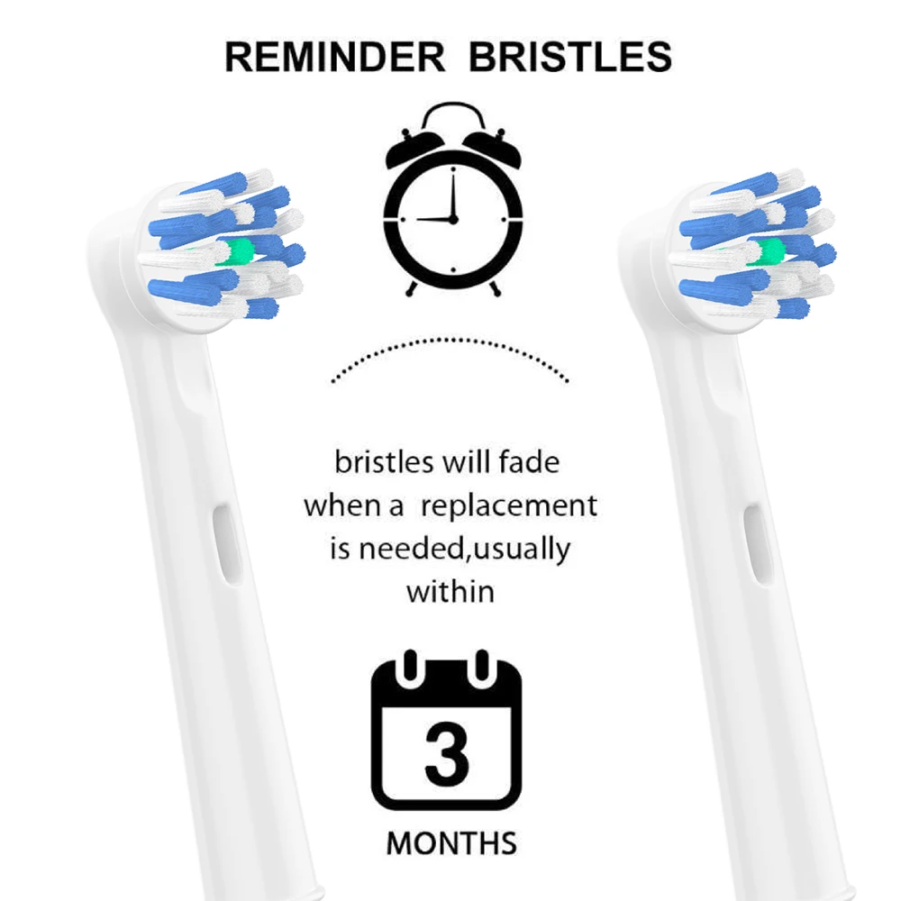 4/8 шт сменные насадки для зубной щетки Braun Oral B электрическая зубная щетка с мягкой