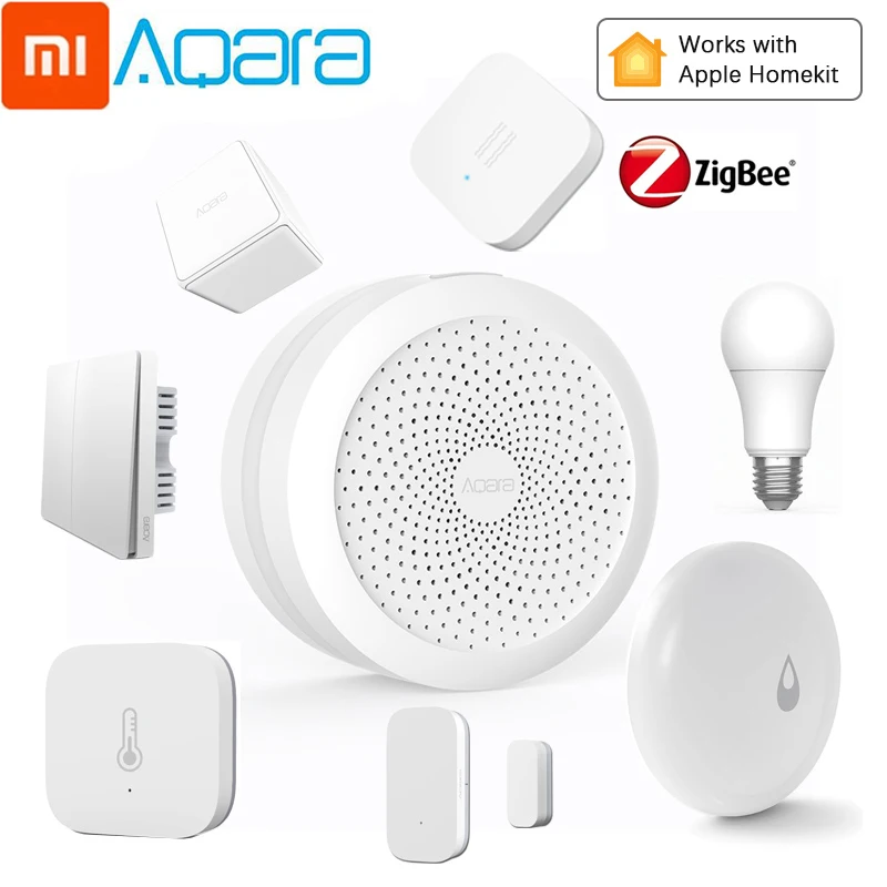  Xiaomi Aqara Smart Home Kits Gateway Hub Zigbee Wireless Switch Human motion Humidity Water Door Se - 4000068811066