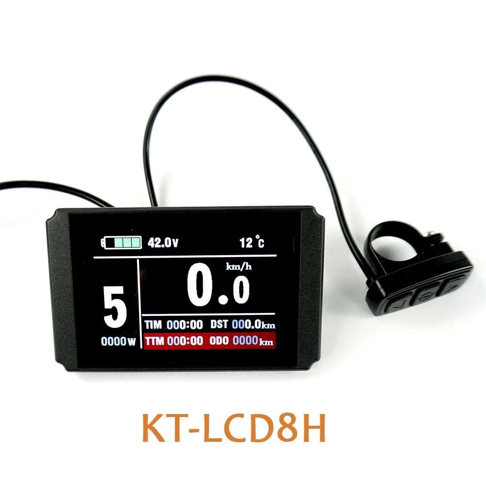 BULU Kunteng KT LCD8H Дисплей Аксессуары для электрического велосипеда USB TFT дисплей