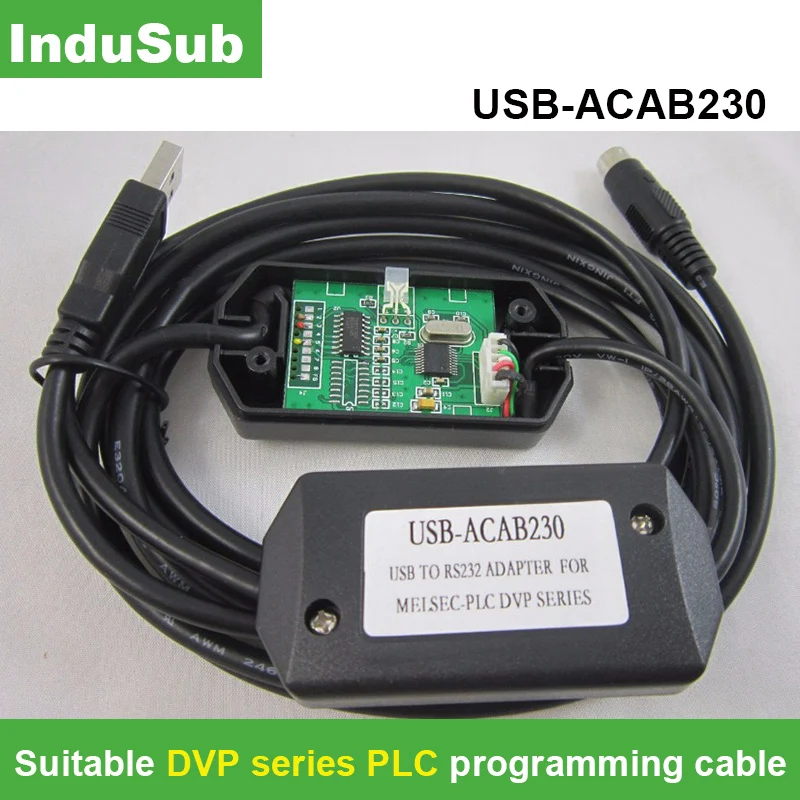 

USBACAB230 Compatible With Delta DVP Series PLC Programming Cable Data Download Communication Cable USB-DVP