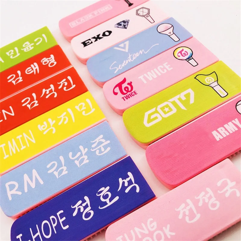 Bangtan Boys Twice Got7 Складная Расческа с зеркалом карманный размер TATA ROYA MANG SHOOKY Love Yourself JUNG KOOK SUGA J-HOPE J661 - Цвет: RM