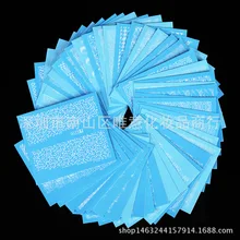 Наклейки для ногтей водяная маркировка полые кружевные наклейки для ногтей водные трехмерные 3D белые кружевные маникюрные наклейки для ногтей